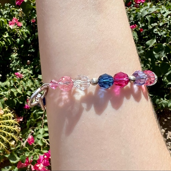 Swarovski Crystal Rainbow Bracelet And Earring Set - Picture 4 of 5